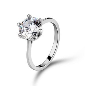 Emporial stříbrný rhodiovaný prsten Princeznin klenot MA-MR1006-SILVER Velikost: 10 (EU: 61-63)
