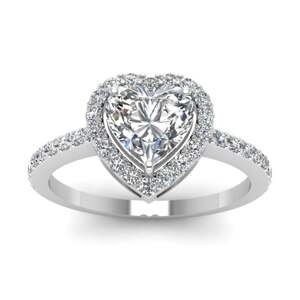 Emporial stříbrný rhodiovaný prsten Čiré srdce MA-R0543-WHITEZIRKON-SILVER Velikost: 10 (EU: 61-63)