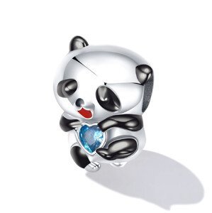 Royal Fashion stříbrný přívěsek Exotická panda chlapeček SCC2281