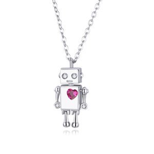 Royal Fashion nastavitelný náhrdelník Zamilovaný robot SCN388