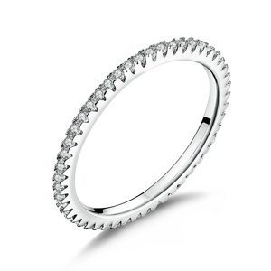 Royal Fashion prsten Třpytivá linie SCR066 Velikost: 6 (EU: 51-53)