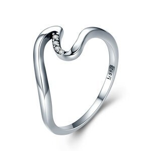 Royal Fashion prsten Třpytivá vlnka SCR378 Velikost: 9 (EU: 59-60)