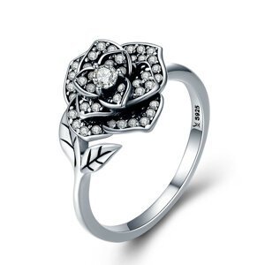 Royal Fashion prsten Krásná růže SCR382 Velikost: Univerzální 52-60 mm