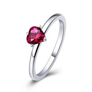 Royal Fashion prsten Třešnově červený poklad SCR389 Velikost: 6 (EU: 51-53)