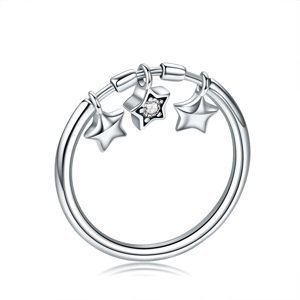 Royal Fashion prsten Padající hvězdy SCR406 Velikost: 7 (EU: 54-56)