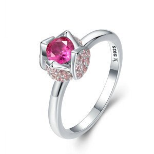 Royal Fashion prsten Romantická květina SCR455 Velikost: 8 (EU: 57-58)