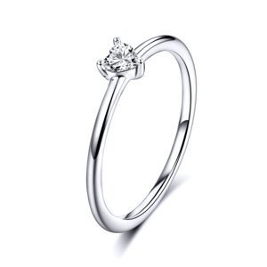 Royal Fashion prsten Křišťálové srdce SCR498 Velikost: 6 (EU: 51-53)