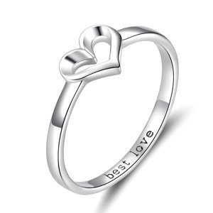 Royal Fashion prsten Tvar lásky SCR578 Velikost: 6 (EU: 51-53)