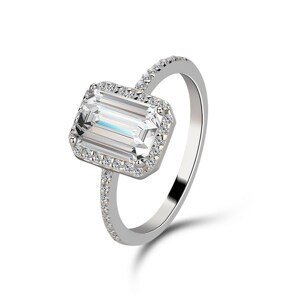 Emporial stříbrný rhodiovaný prsten Čirá krása MA-SOR563 Velikost: 10 (EU: 61-63)