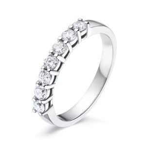 Royal Fashion stříbrný prsten HA-XJZ042-SILVER-MOISSANITE Velikost: 5 (EU: 49-50)