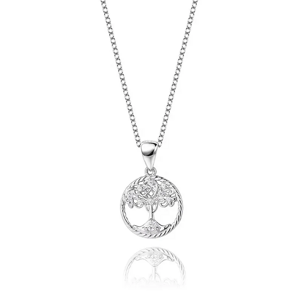 Emporial stříbrný rhodiovaný náhrdelník Strom života HA-YJDZ124-SILVER