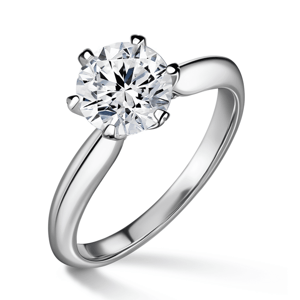 Mira | Zásnubní prsten se středovým kamenem 1.31ct, bílé zlato, s diamanty 47