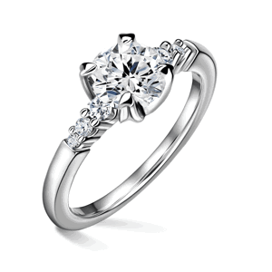 Sierra | Zásnubní prsten se středovým kamenem 1.310ct, bílé zlato, s diamanty 51