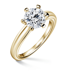 Florence | Zásnubní prsten se středovým diamantem 1.310ct, žluté zlato 46