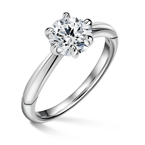 Minerva | Zásnubní prsten se středovým diamantem 1.000ct, bílé zlato 46