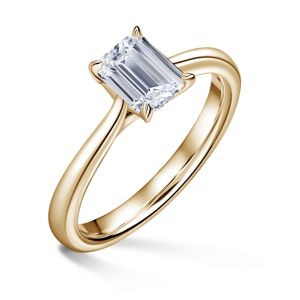 Arlene | Zásnubní prsten se středovým diamantem 1.0ct, žluté zlato 46