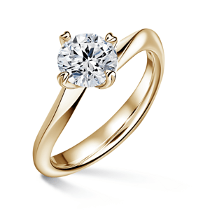 Freya | Zásnubní prsten se středovým diamantem 1.310ct, žluté zlato 47
