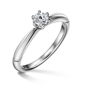 Minerva | Zásnubní prsten se středovým diamantem 0.25 ct, bílé zlato 49