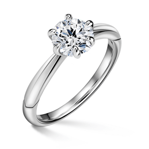 Minerva | Zásnubní prsten se středovým diamantem 0.900 ct, bílé zlato 47