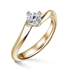 Freya | Zásnubní prsten se středovým diamantem 0.700ct, žluté zlato 47