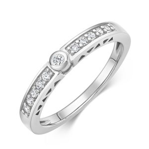 SOFIA stříbrný prsten se zirkony CORZB46645