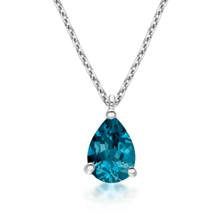 SOFIA zlatý náhrdelník s modrým topasem GEMCS23680-52