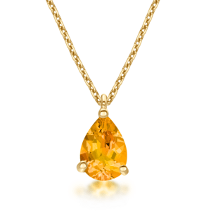 SOFIA zlatý náhrdelník s citrínem GEMCS23680-55