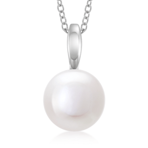 SOFIA stříbrný přívěsek s bílou perlou AEAP3061WFM/R