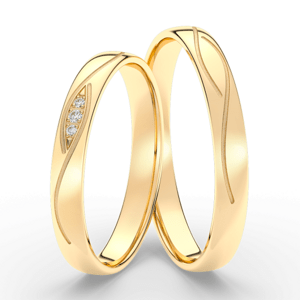 SOFIA zlatý dámský snubní prsten ML65-31/CWYG