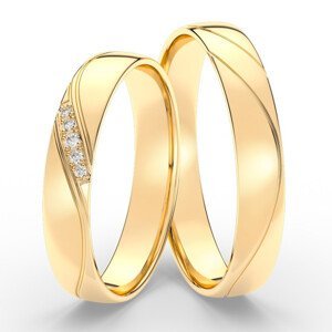 SOFIA zlatý pánský snubní prsten ML65-42/X44MYG