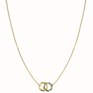 ROSEFIELD náhrdelník spojené kruhy JNEDG-J714