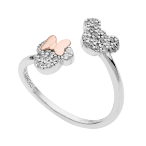 DISNEY stříbrný prsten Mickey a Minnie RS00008WZWL.CS