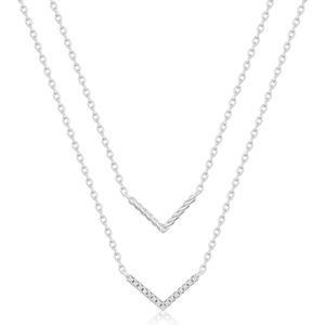 SOFIA stříbrný náhrdelník se zirkony IS028CT432RHWH