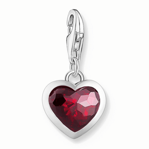 THOMAS SABO přívěsek charm Red stone heart 2094-699-10