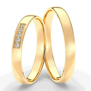 SOFIA zlatý dámský snubní prsten ML65-18/A2-3WYG