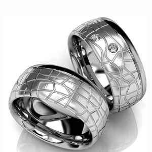 ALTAR ocelové snubní prsteny ALOC1076