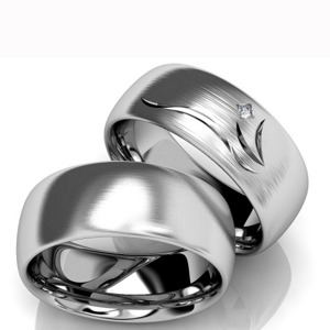ALTAR ocelové snubní prsteny ALOC1081