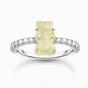 THOMAS SABO x HARIBO prsten Goldbear White Mini TR2459-052-14