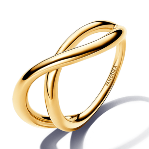 PANDORA pozlacený prsten nekonečno 163318C00
