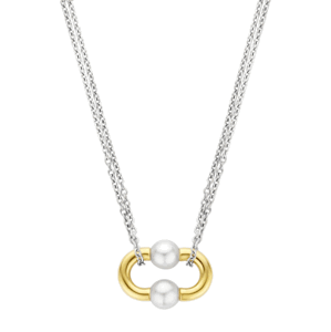 TI SENTO náhrdelník s perlovým přívěskem 34018YP