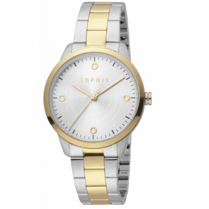 ESPRIT dámské hodinky Minimal Silver Gold ES1L164M0075