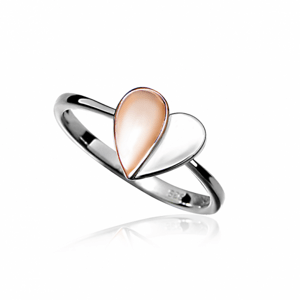 SOFIA stříbrný prsten srdce AEAR3478/PR