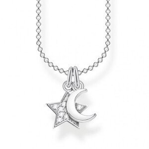 THOMAS SABO náhrdelník Star & moon KE2068-051-14-L45v