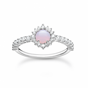 THOMAS SABO prsten Opal-Imitation shimmering pink TR2344-166-7