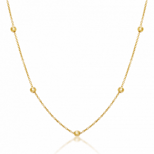 SOFIA zlatý náhrdelník s kuličkami BIP005.18.1281.1.45.7