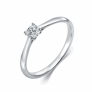SOFIA DIAMONDS zlatý zásnubní prsten s diamantem 0,25 ct DIA1A290W4