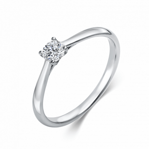 SOFIA DIAMONDS zlatý zásnubní prsten s diamantem 0,25 ct DIA1A290W8