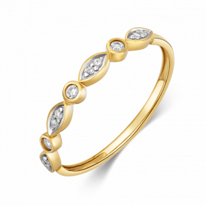 SOFIA zlatý prsten se zirkony GEMBG30159-13