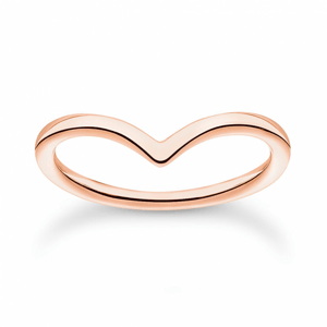THOMAS SABO prsten V-shape rose gold TR2393-415-40