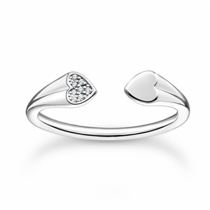 THOMAS SABO prsten Hearts silver TR2392-051-14